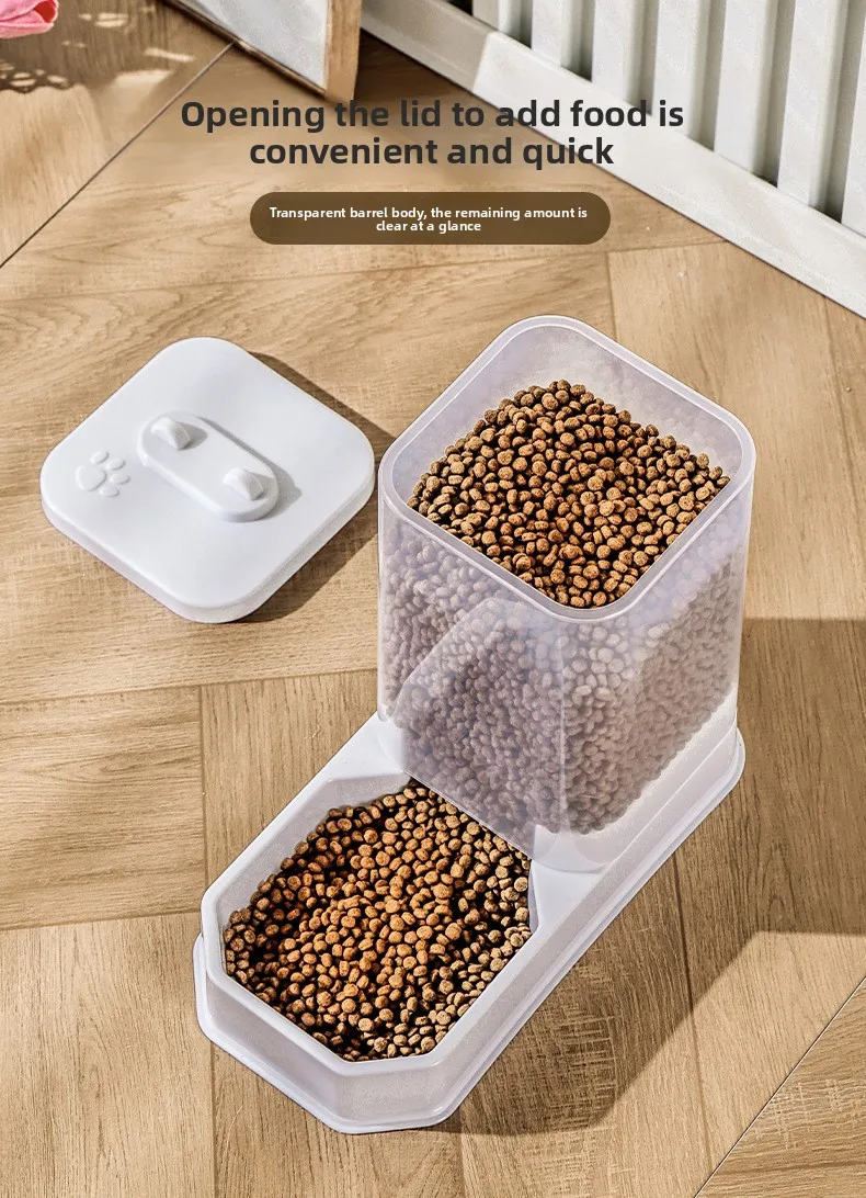 4L Large Capacity Automatic Cat Feeder &Amp; Waterer Set | Gravity Pet Food Dispenser For Cats &Amp; Dogs | Bpa-Free &Amp; Non-Electric Safe 4L Large Capacity Automatic Cat Feeder &Amp; Waterer Set | Gravity Pet Food Dispenser For Cats &Amp; Dogs | Bpa-Free &Amp; Non-Electric Safe - Image 16