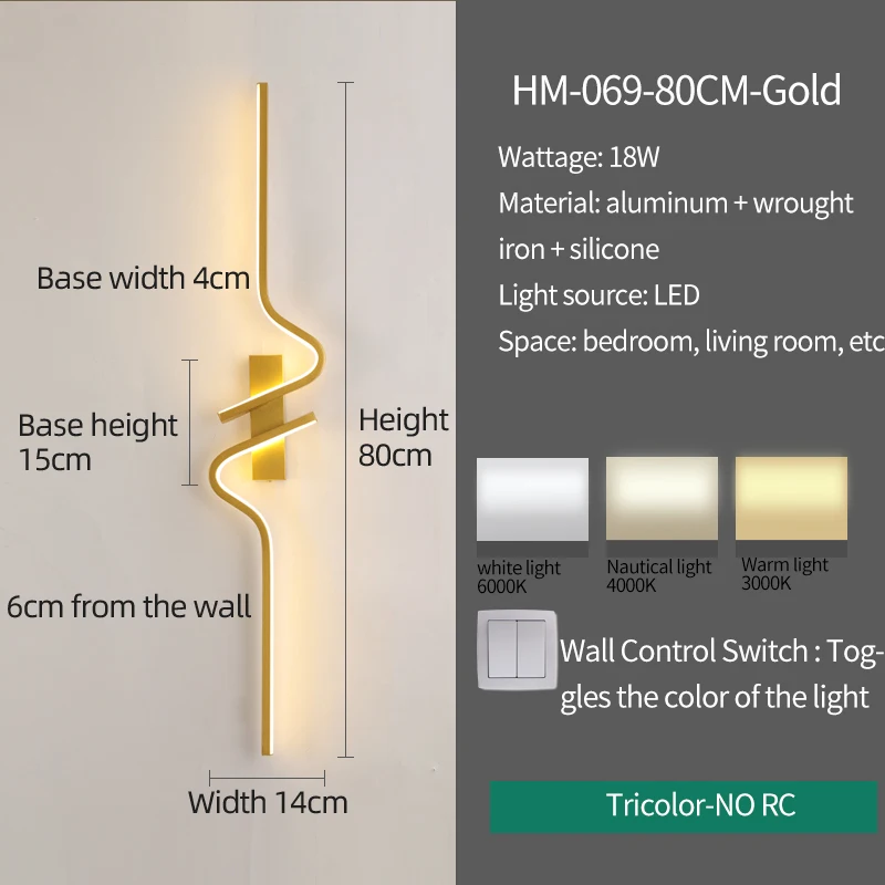 Moderne Led Wand Lampe Minimalistischen Schlafzimmer Nacht Wand Leuchte Led-Leuchten Für Wohnzimmer Tv Sofa Wohnkultur Hintergrund Wand Lampe Moderne Led Wand Lampe Minimalistischen Schlafzimmer Nacht Wand Leuchte Led-Leuchten Für Wohnzimmer Tv Sofa Wohnkultur Hintergrund Wand Lampe - Image 8