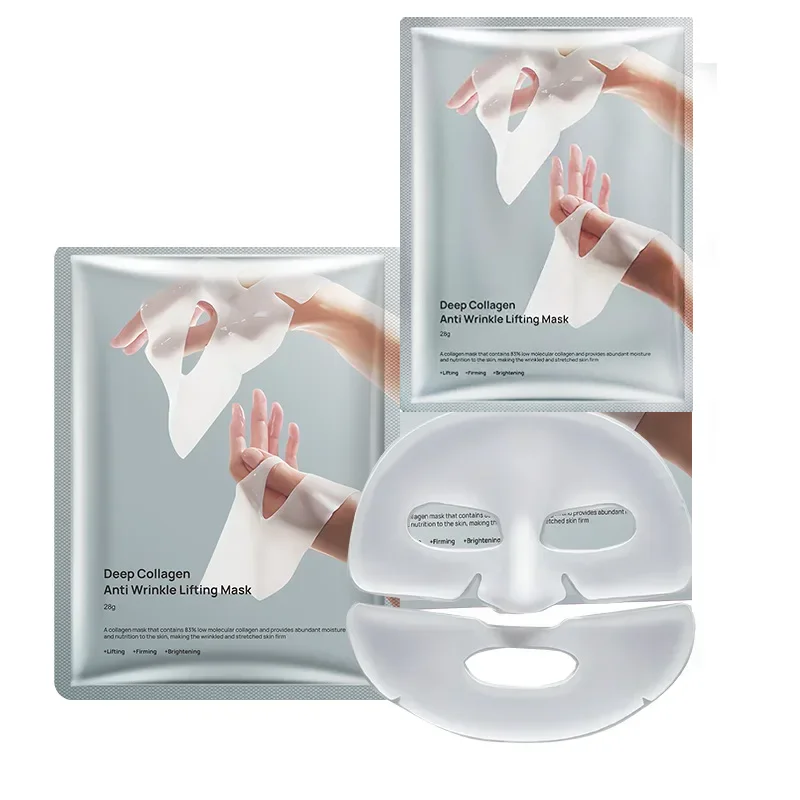 Tiefenkollagen-Anti-Falten-Lifting-Maske, Kollagen-Gesichtsmaske Über Nacht, Tiefe Kollagenmaske Zum Anheben, Straffung, Feuchtigkeit (5Er-Pack) Tiefenkollagen-Anti-Falten-Lifting-Maske, Kollagen-Gesichtsmaske Über Nacht, Tiefe Kollagenmaske Zum Anheben, Straffung, Feuchtigkeit (5Er-Pack) - Image 6