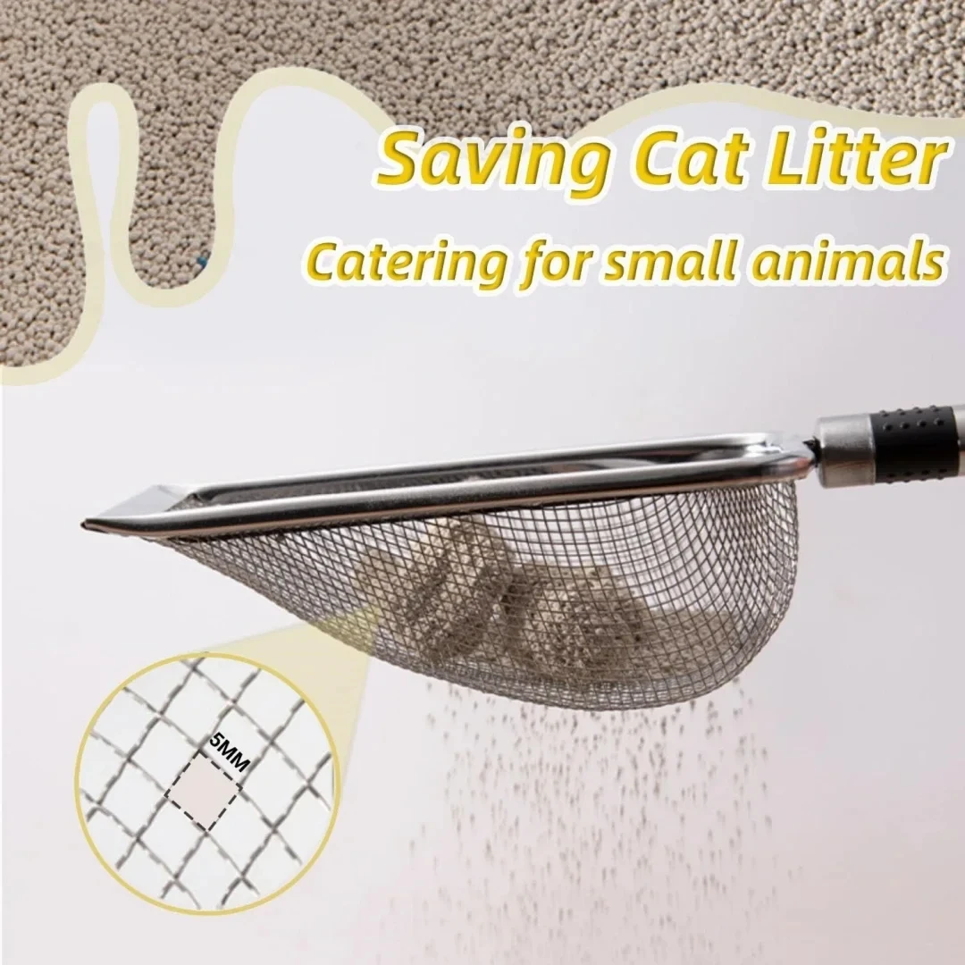 Stainless Steel Cat Litter Scoop – Durable, Easy Clean, Ergonomic Handle, Rust-Resistant, Ideal For Quick Waste Removal Stainless Steel Cat Litter Scoop – Durable, Easy Clean, Ergonomic Handle, Rust-Resistant, Ideal For Quick Waste Removal - Image 4