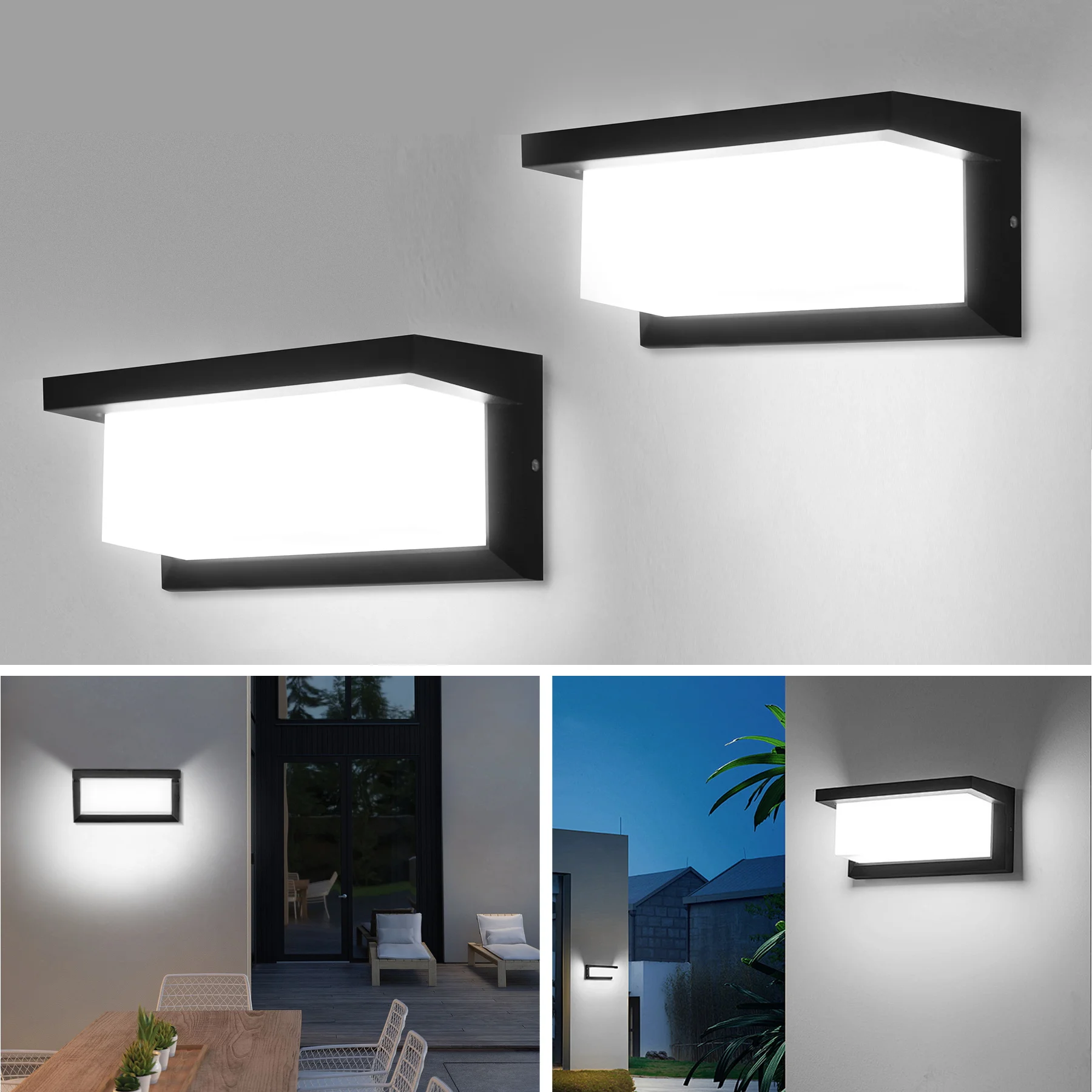 Led Vintage Rechteck Wandleuchte Innen Außen Dekorative Beleuchtung Für Veranda Wohnzimmer Schlafzimmer Hof Balkon Home Decor Led Vintage Rechteck Wandleuchte Innen Außen Dekorative Beleuchtung Für Veranda Wohnzimmer Schlafzimmer Hof Balkon Home Decor - Image 8