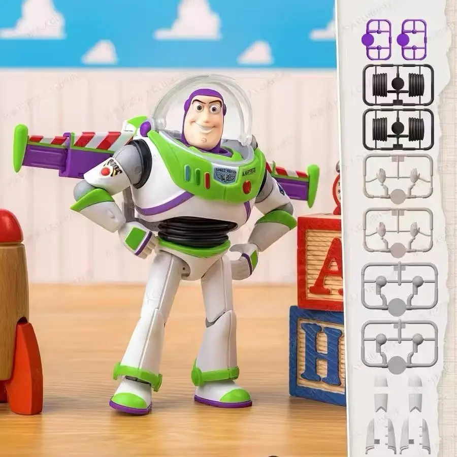 Original Blokees Toy Story Disney Pixar Woody Buzz Lightyear Jessie Rex Bullseye Alien Actionfiguren Zum Zusammenbauen, Modellspielzeug, Geschenk Original Blokees Toy Story Disney Pixar Woody Buzz Lightyear Jessie Rex Bullseye Alien Actionfiguren Zum Zusammenbauen, Modellspielzeug, Geschenk - Image 14
