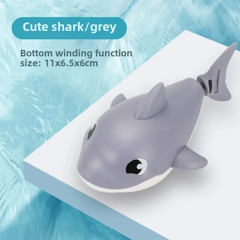 Baby Summer Cartoon Shark Water Play Toy With Wind Up Chain Outdoor Beach Swimming Clockwork Toys Baby Bathroom Toy For Children Baby Summer Cartoon Shark Water Play Toy With Wind Up Chain Outdoor Beach Swimming Clockwork Toys Baby Bathroom Toy For Children - Image 10