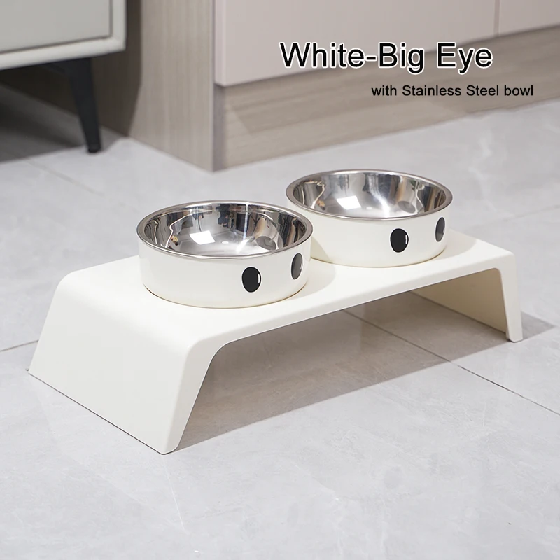 Elevated Pet Dog Feeder Bowls Raised Stand With Double Stainless Steel Food Water Bowls For Small Medium Large Dogs Cats Elevated Pet Dog Feeder Bowls Raised Stand With Double Stainless Steel Food Water Bowls For Small Medium Large Dogs Cats - Image 9