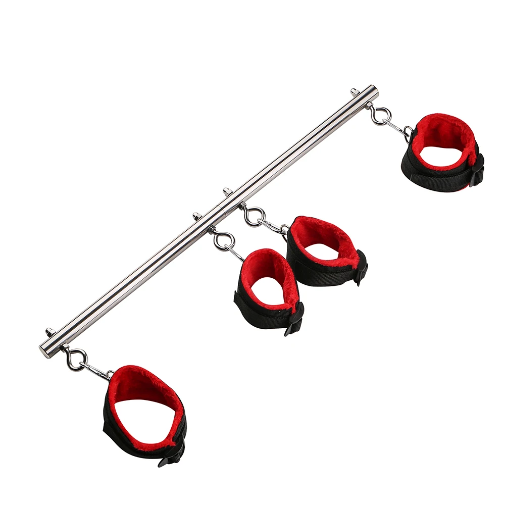 Bdsm Bondage Set Stainless Steel Extend Spreader Bar Sex Slave Handcuffs Ankle Cuffs Fetish Restraints Adult Sex Toys For Couple Bdsm Bondage Set Stainless Steel Extend Spreader Bar Sex Slave Handcuffs Ankle Cuffs Fetish Restraints Adult Sex Toys For Couple - Image 10