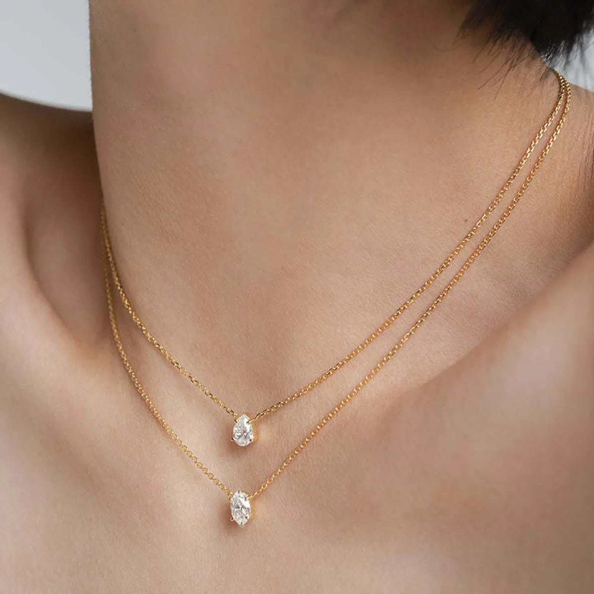 Trendy Zirkon Anhänger Halskette Für Frauen Multilayer Kette Halsband Mode Weibliche Party Glänzenden Schmuck Geschenk Trendy Zirkon Anhänger Halskette Für Frauen Multilayer Kette Halsband Mode Weibliche Party Glänzenden Schmuck Geschenk - Image 11