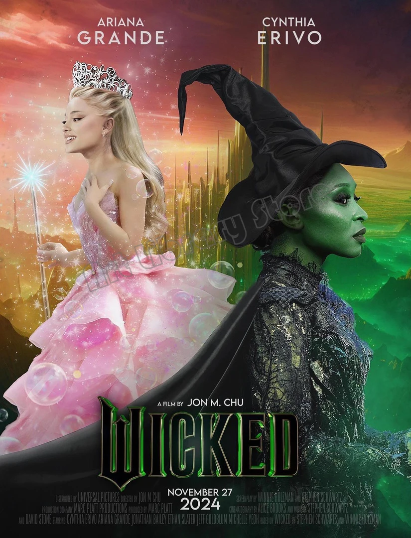 2024 Musical Movie Wicked Classic Fantasy Film Poster Und Hd-Gedruckte Leinwand Malerei Wandkunst Bilder Home Interior Decor Geschenk 2024 Musical Movie Wicked Classic Fantasy Film Poster Und Hd-Gedruckte Leinwand Malerei Wandkunst Bilder Home Interior Decor Geschenk - Image 12