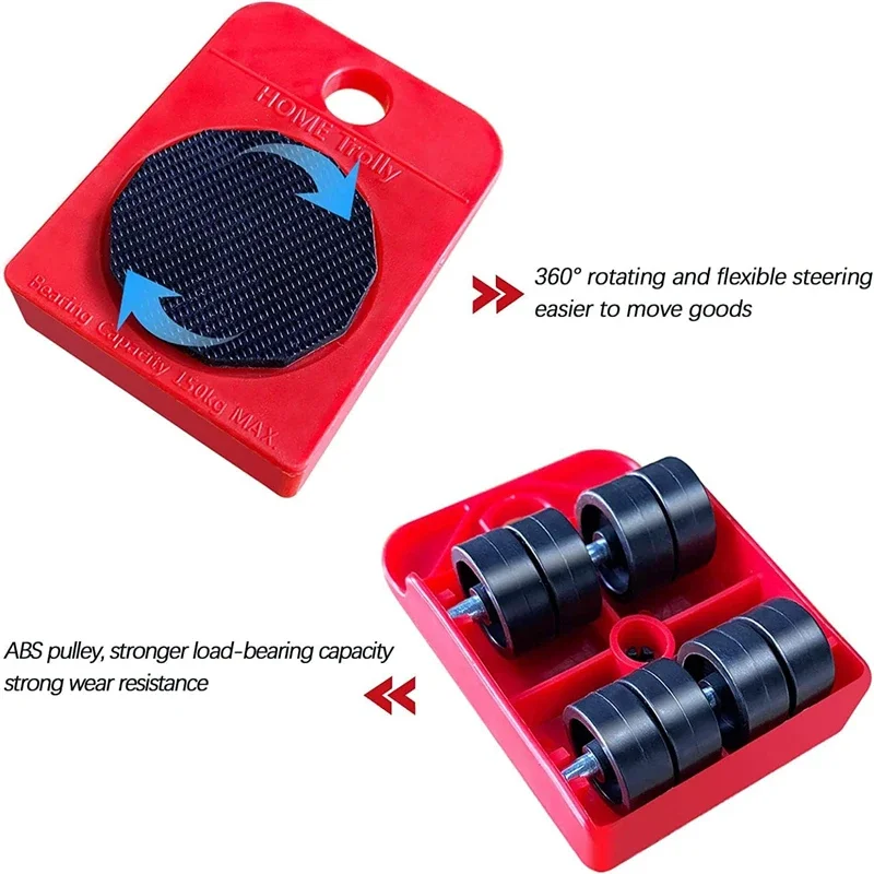 Heavy Furniture Casters Moves Furniture Tool Transport Shifter Moving Wheel Slider Remover Furniture Mover Lifting Roller Wheel Heavy Furniture Casters Moves Furniture Tool Transport Shifter Moving Wheel Slider Remover Furniture Mover Lifting Roller Wheel - Image 5
