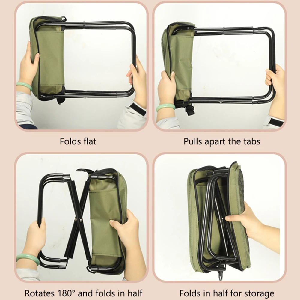 Outdoor Portable Foldable Stool, Compact And Easy To Store, Convenient For Fishing, Shoulder Bag Style Portable Stool Outdoor Portable Foldable Stool, Compact And Easy To Store, Convenient For Fishing, Shoulder Bag Style Portable Stool - Image 26