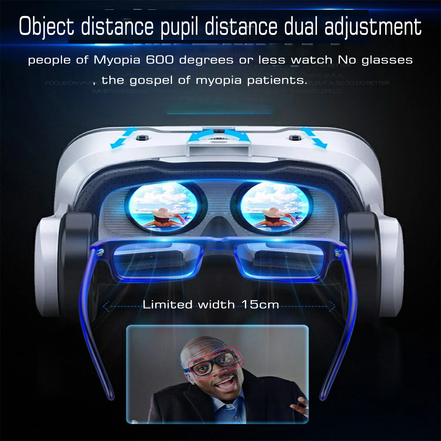 Shinecon Vr-Brille 3D – Virtual-Reality-Headset Für Smartphone Und Handy Shinecon Vr-Brille 3D – Virtual-Reality-Headset Für Smartphone Und Handy - Image 4
