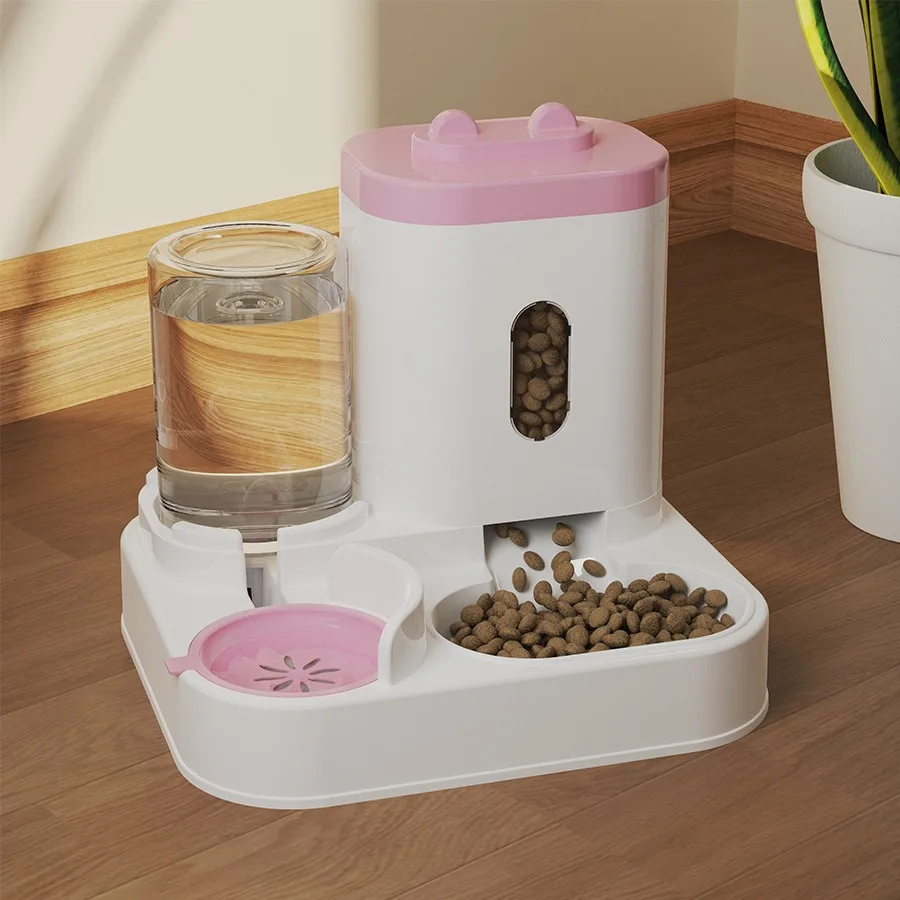 Automatischer Katzenfutterautomat Hundefutterschüssel Auto-Wasserspender Große Kapazität Tierfutter-Aufbewahrungsspender Kätzchen-Welpen-Zubehör Automatischer Katzenfutterautomat Hundefutterschüssel Auto-Wasserspender Große Kapazität Tierfutter-Aufbewahrungsspender Kätzchen-Welpen-Zubehör - Image 8