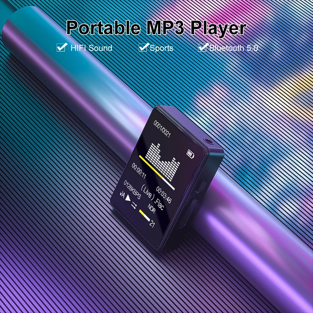 Mp3 Player Mit Hifi-Sound, 8–64 Gb, Lautsprecher, Mp4-Video, Fm-Radio &Amp; E-Book Mp3 Player Mit Hifi-Sound, 8–64 Gb, Lautsprecher, Mp4-Video, Fm-Radio &Amp; E-Book - Image 4