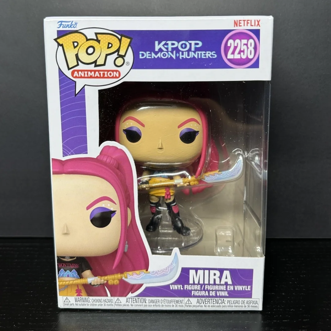 Funko Pop! Kpop Dämonenjäger Mira Figur # 2258 Offizielle Authentische 4,4-Zoll-Figuren In Limitierter Auflage, Kpop-Fans, Modellgeschenk, Spielzeug Funko Pop! Kpop Dämonenjäger Mira Figur # 2258 Offizielle Authentische 4,4-Zoll-Figuren In Limitierter Auflage, Kpop-Fans, Modellgeschenk, Spielzeug - Image 7