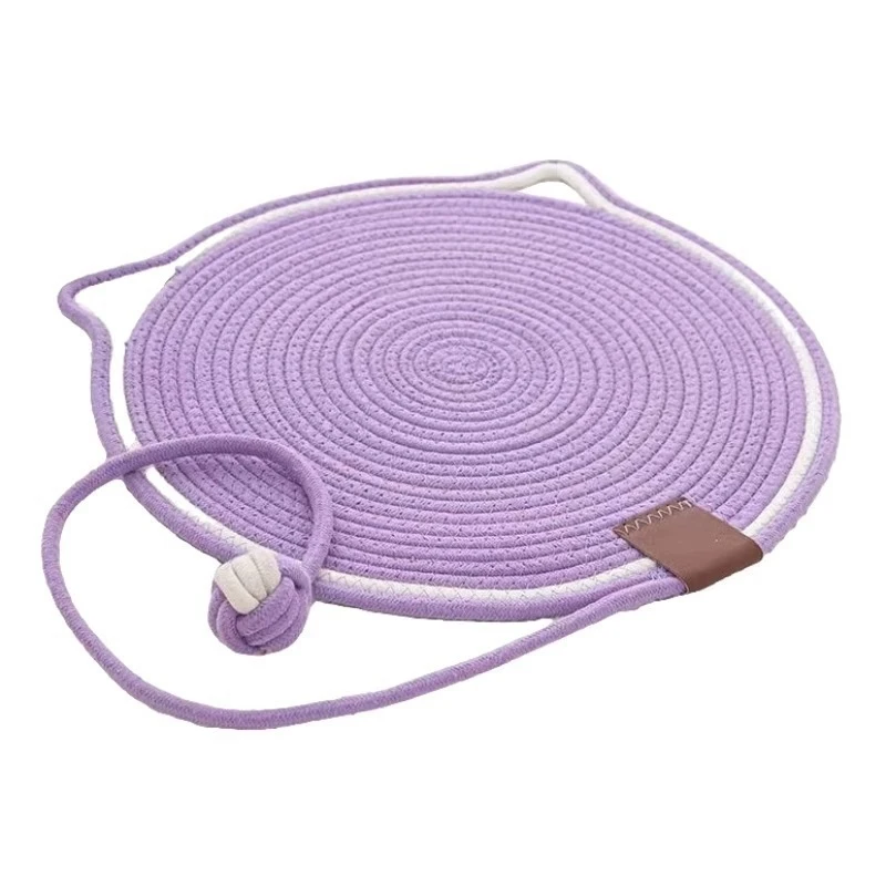 Baumwollseil Katzenkratzmatte – 2-In-1 Krallenpflege- &Amp; Schlafpad Baumwollseil Katzenkratzmatte – 2-In-1 Krallenpflege- &Amp; Schlafpad - Image 5