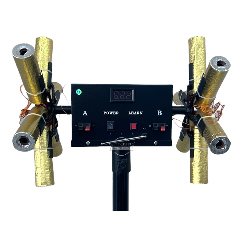 Doppelrad Bühnen-Effektmaschine Mit Funkfernbedienung – Rotierendes Einrad-Windrad Für Hochzeiten Und Events Doppelrad Bühnen-Effektmaschine Mit Funkfernbedienung – Rotierendes Einrad-Windrad Für Hochzeiten Und Events - Image 6