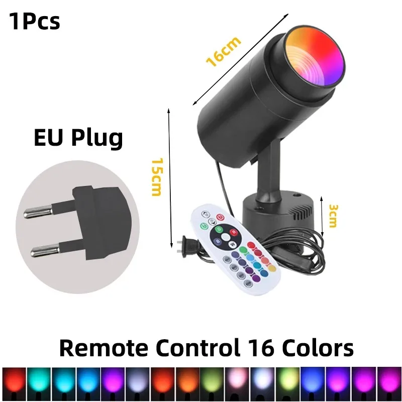 Bühnen Led Strahler Rgb Mit Fernbedienung – Einstellbare Atmosphärenbeleuchtung Für Ktv, Bar, Disco Und Zuhause Bühnen Led Strahler Rgb Mit Fernbedienung – Einstellbare Atmosphärenbeleuchtung Für Ktv, Bar, Disco Und Zuhause - Image 7