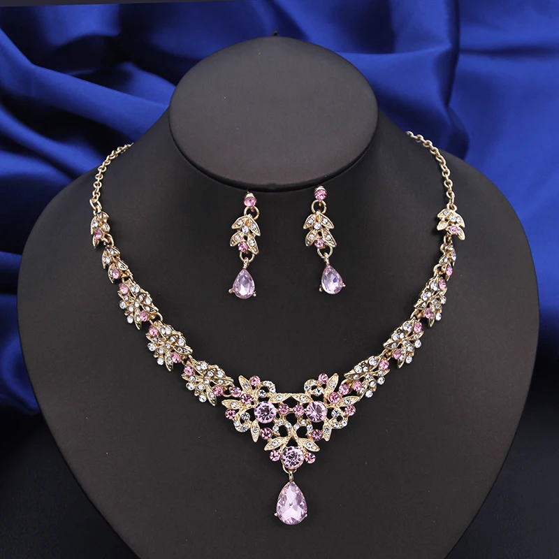 Mode Choker Halskette Sets Für Frauen Braut Schmuck Sets Party Prom Hochzeit Ohrringe Kostüm Zubehör Mode Choker Halskette Sets Für Frauen Braut Schmuck Sets Party Prom Hochzeit Ohrringe Kostüm Zubehör - Image 8