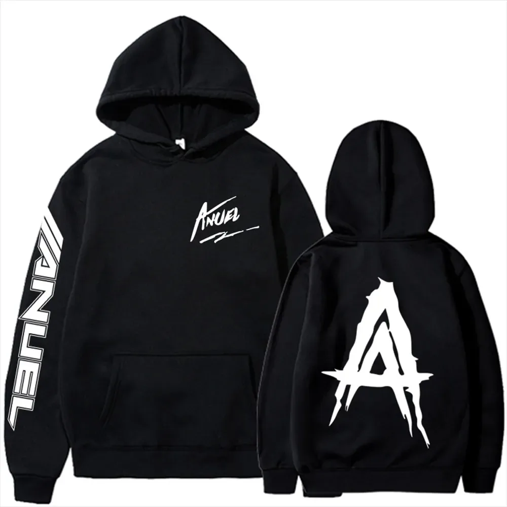 New Rapper Anuel Aa Printed Hoodies Men Woman Fashion Hoodie Singer Graphic Printing Sweatshirts For Fans Fleece Streetwear New Rapper Anuel Aa Printed Hoodies Men Woman Fashion Hoodie Singer Graphic Printing Sweatshirts For Fans Fleece Streetwear - Image 3