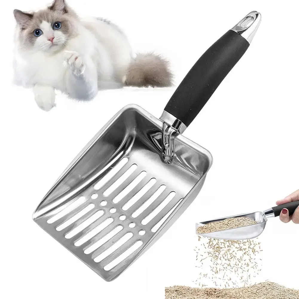 Katzenstreuschaufel Mit Langem Griff Für Einfache Reinigung Katzenstreuschaufel Mit Langem Griff Für Einfache Reinigung - Image 12