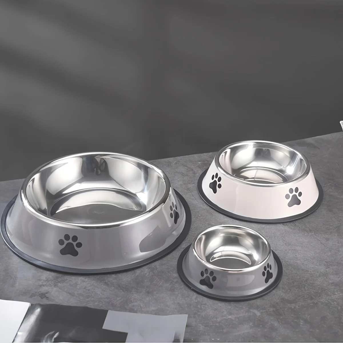 1Pc Edelstahl Pet Bowl Katze Schüssel Hundefutter Schüssel Multi-Spezifikation Anti-Herbst Futternapf Futternapf Fütterung Haustier Liefert 1Pc Edelstahl Pet Bowl Katze Schüssel Hundefutter Schüssel Multi-Spezifikation Anti-Herbst Futternapf Futternapf Fütterung Haustier Liefert