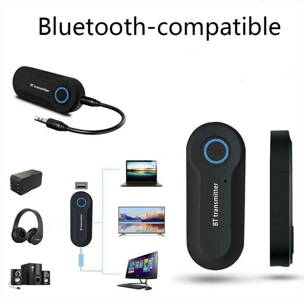 Bluetooth-Sender Mit 3,5-Mm-Buchse – Kabelloser Stereo-Audio-Adapter Für Pc, Tv, Kopfhörer &Amp; Lautsprecher Bluetooth-Sender Mit 3,5-Mm-Buchse – Kabelloser Stereo-Audio-Adapter Für Pc, Tv, Kopfhörer &Amp; Lautsprecher - Image 2