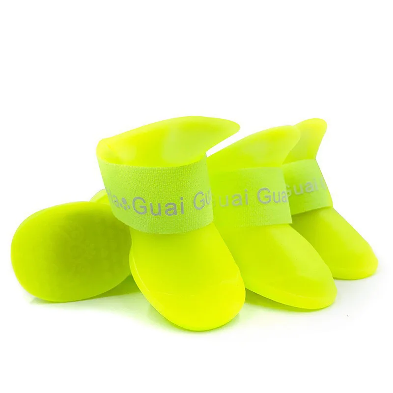 Haustier-Silikon-Regenschuhe, Schmutzabweisend, Rutschfest, Wasserdicht, Hundeschuhe, Weicher Boden, Kleine Hunde, Katzen, Teddy-Schuhe Haustier-Silikon-Regenschuhe, Schmutzabweisend, Rutschfest, Wasserdicht, Hundeschuhe, Weicher Boden, Kleine Hunde, Katzen, Teddy-Schuhe - Image 12