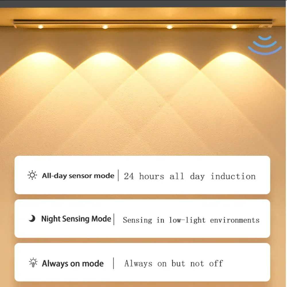 Led Schrank Nachtlicht Motion Sensor Drahtlose Ultra Dünne Unter Schrank Lampe Für Küche Schlafzimmer Kleiderschrank Innen Beleuchtung Led Schrank Nachtlicht Motion Sensor Drahtlose Ultra Dünne Unter Schrank Lampe Für Küche Schlafzimmer Kleiderschrank Innen Beleuchtung - Image 3