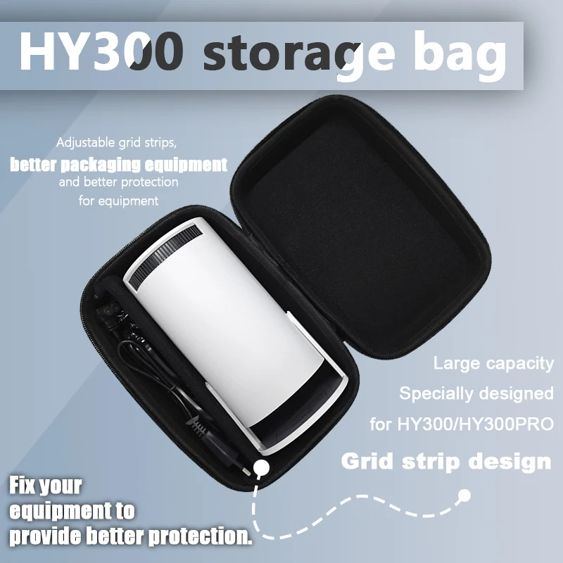 Neue Hardcase-Schutzhülle Für Magcubic Hy300/Hy300Pro – Tragbare Aufbewahrungs- Und Reisetasche Mit Griff Zum Schutz Des Mini-Projektors Neue Hardcase-Schutzhülle Für Magcubic Hy300/Hy300Pro – Tragbare Aufbewahrungs- Und Reisetasche Mit Griff Zum Schutz Des Mini-Projektors - Image 6