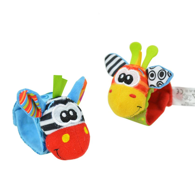 2 Teile/Satz Baby Rassel Spielzeug Nette Kuscheltiere Handgelenk Rassel Fuß Finder Socken 0 ~ 12 Monate Für Kleinkind Junge Mädchen Neugeborenen Geschenk 2 Teile/Satz Baby Rassel Spielzeug Nette Kuscheltiere Handgelenk Rassel Fuß Finder Socken 0 ~ 12 Monate Für Kleinkind Junge Mädchen Neugeborenen Geschenk - Image 2