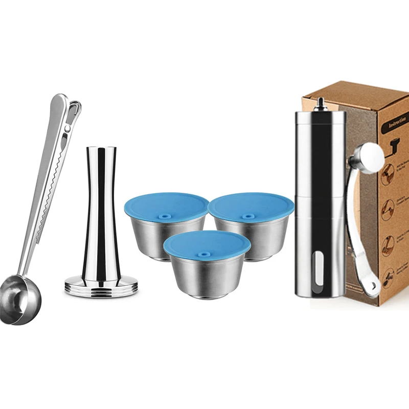 Nachfüllbar Für Dolce Gusto Kapsel Silikonhülle Edelstahl Metall Dolci Gusto Kaffeemaschine Kaffeeschaufel Tamper I Cafilas Nachfüllbar Für Dolce Gusto Kapsel Silikonhülle Edelstahl Metall Dolci Gusto Kaffeemaschine Kaffeeschaufel Tamper I Cafilas - Image 6