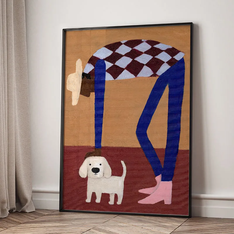 Vintage Abstrakte Mädchen-Geometrie Revival Gallery Leinwand-Wandkunstdruck Poster Wandbild Für Wohnzimmer Schlafzimmer Büro Wanddekoration G Vintage Abstrakte Mädchen-Geometrie Revival Gallery Leinwand-Wandkunstdruck Poster Wandbild Für Wohnzimmer Schlafzimmer Büro Wanddekoration G - Image 7