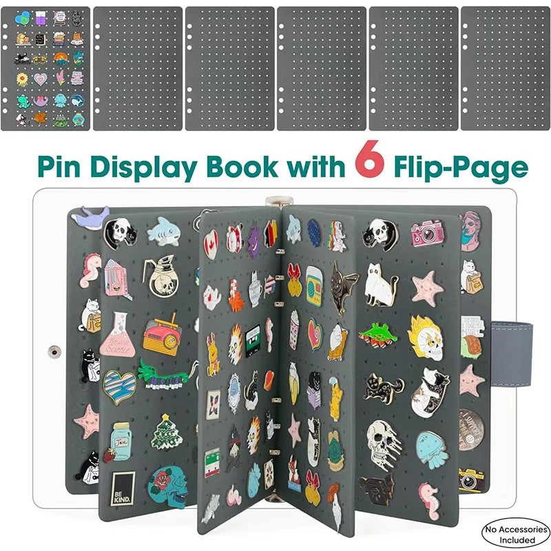 Filz Pin-Sammelalbum – Diy Display-Buch Für Abzeichen, Broschen, Charms Und Souvenirs Filz Pin-Sammelalbum – Diy Display-Buch Für Abzeichen, Broschen, Charms Und Souvenirs - Image 9