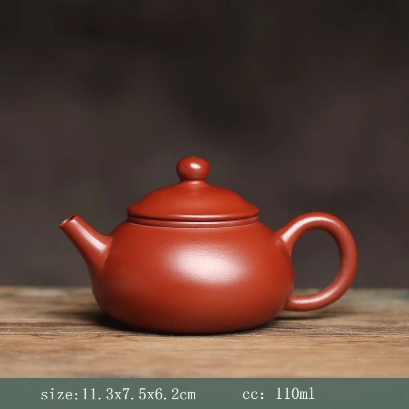 Kleine Gongfu Teekanne Aus Yixing Ton Mit Filter – Dahongpao Teekanne Für Chinesische Teezeremonien Kleine Gongfu Teekanne Aus Yixing Ton Mit Filter – Dahongpao Teekanne Für Chinesische Teezeremonien - Image 4