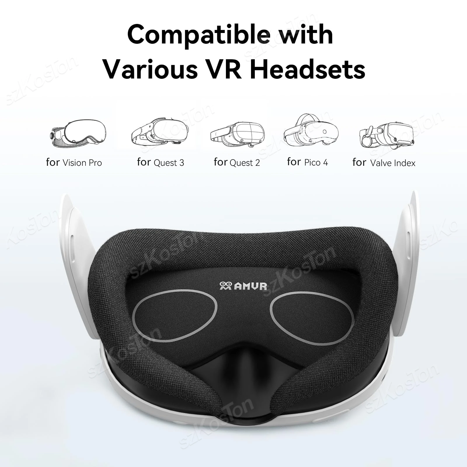Amvr Vr Linsenschutz – Objektivschutzpolster Für Meta Quest 3/2/1, Vision Pro, Valve Index, Rift S Und Pico 4 Amvr Vr Linsenschutz – Objektivschutzpolster Für Meta Quest 3/2/1, Vision Pro, Valve Index, Rift S Und Pico 4 - Image 2
