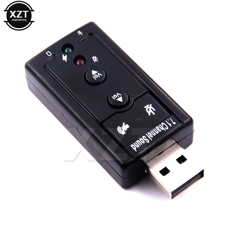 Externe Usb-Soundkarte Mini 2.0 – 7.1-Kanal-Audio, Virtueller 3D-Sound, 480 Mbit/S Für Pc, Desktop &Amp; Notebook Externe Usb-Soundkarte Mini 2.0 – 7.1-Kanal-Audio, Virtueller 3D-Sound, 480 Mbit/S Für Pc, Desktop &Amp; Notebook - Image 3