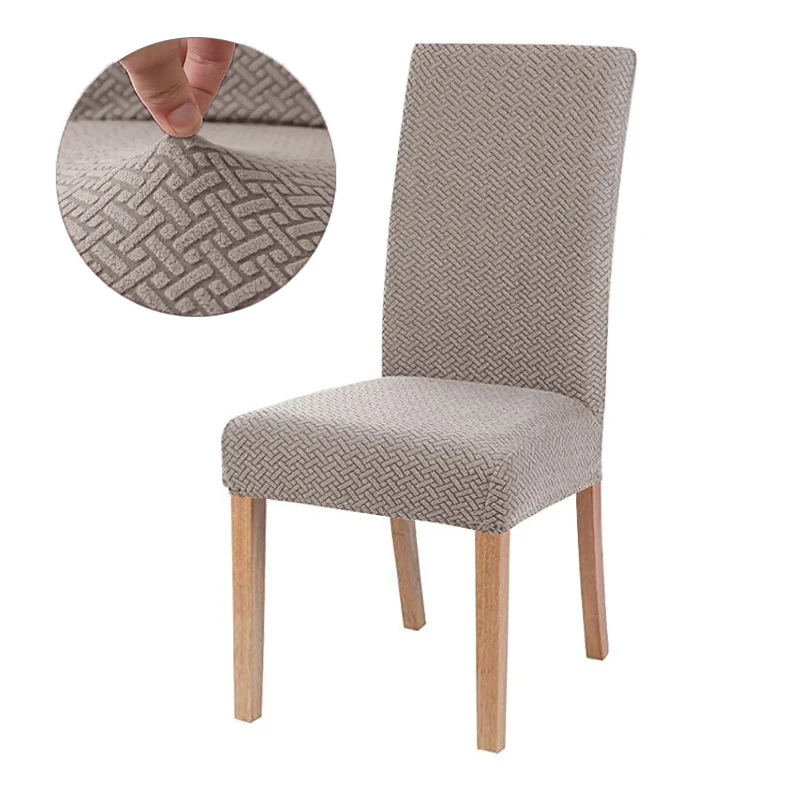 Durable Elastic Fabric Cover For Dining Chairs,Jacquard Chair Cover,Chairs Covers Stretch For Kitchens Home Living Room Decor Durable Elastic Fabric Cover For Dining Chairs,Jacquard Chair Cover,Chairs Covers Stretch For Kitchens Home Living Room Decor - Image 13