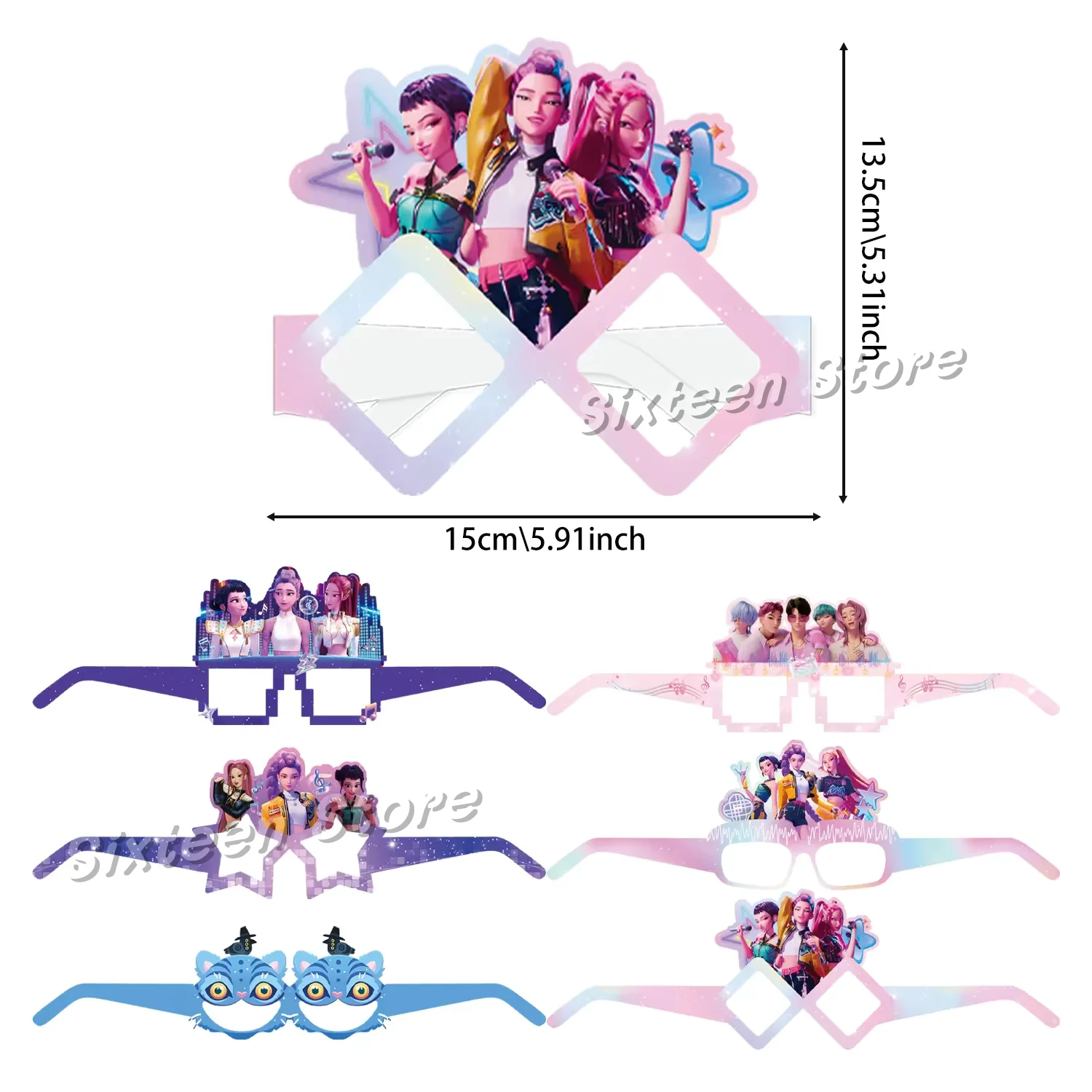 Heiße K-Pop Geburtstagsparty-Geschenke: Cartoon-Kinder-Geschenkset – Wiederverwendbarer Strohhalm, Stempelaufkleber, Armband, Schlüsselanhänger, Anstecknadel, Spielbelohnung, Souvenir Heiße K-Pop Geburtstagsparty-Geschenke: Cartoon-Kinder-Geschenkset – Wiederverwendbarer Strohhalm, Stempelaufkleber, Armband, Schlüsselanhänger, Anstecknadel, Spielbelohnung, Souvenir - Image 10