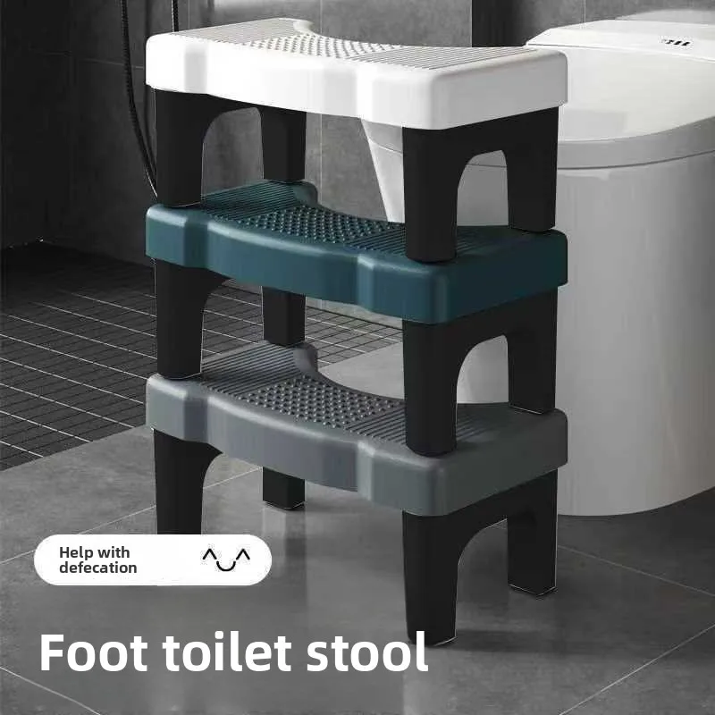 New Bathroom Squatty Potty Toilet Stool For Children Pregnant Woman Seat Elderly Toilet Foot Stand Stool Bathroom Accessories New Bathroom Squatty Potty Toilet Stool For Children Pregnant Woman Seat Elderly Toilet Foot Stand Stool Bathroom Accessories - Image 8