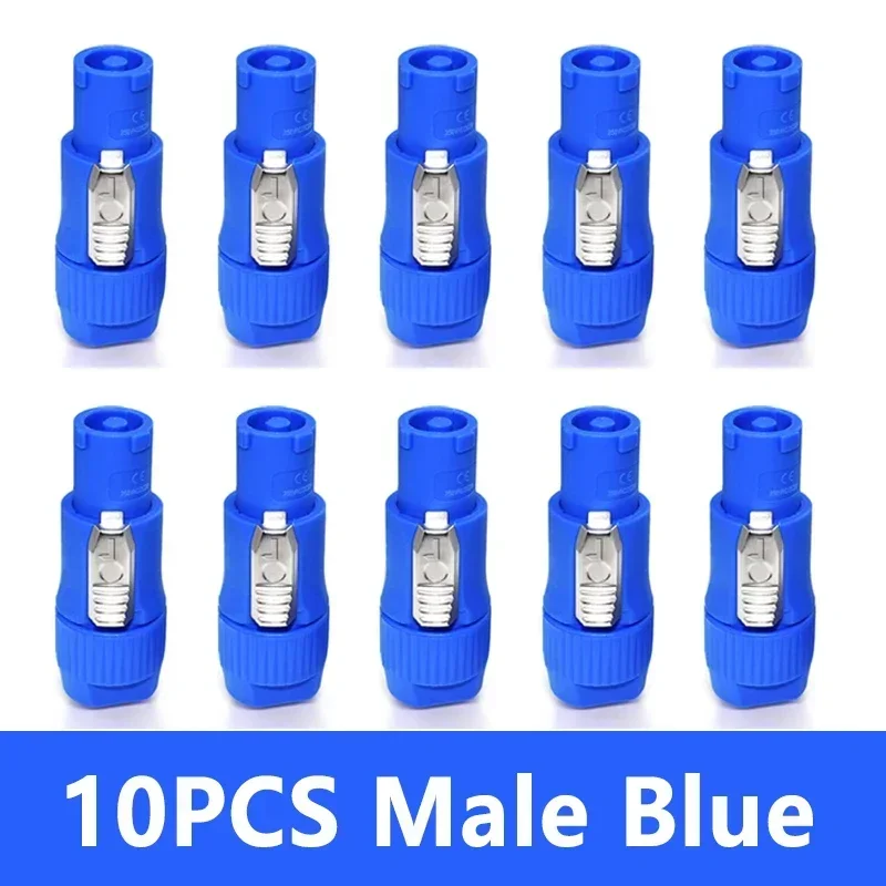 10-Teiliges 3-Poliges Powercon Stecker Set – Verriegelbare Ac-Kabelstecker Mit Chassis-Buchsen Für Led-Bildschirme Und Bühnenlicht 10-Teiliges 3-Poliges Powercon Stecker Set – Verriegelbare Ac-Kabelstecker Mit Chassis-Buchsen Für Led-Bildschirme Und Bühnenlicht - Image 12