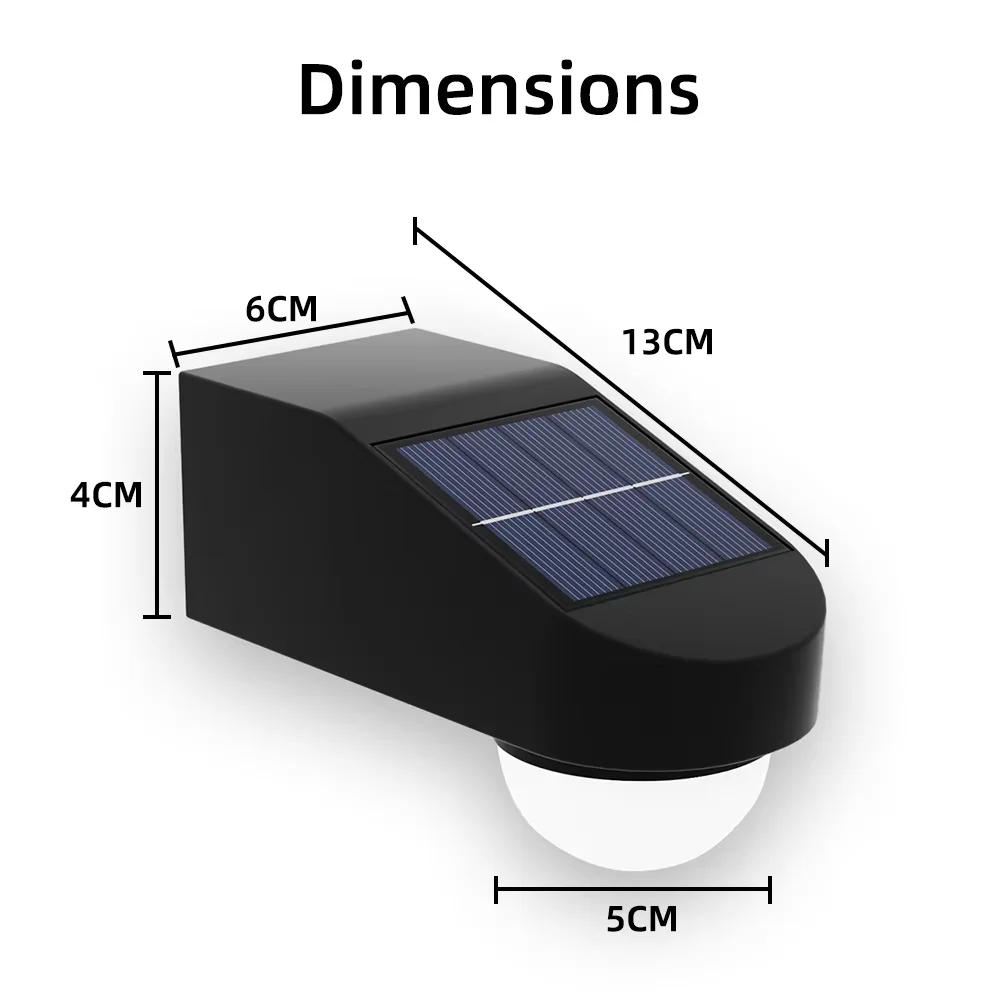 Solar-Zaunleuchten Für Den Außenbereich, Ip65, Wasserdichte Wandleuchten, Dämmerung Bis Morgendämmerung, Deckleuchte Für Hinterhofgeländer, Stufe, Terrasse, Treppengeländer Solar-Zaunleuchten Für Den Außenbereich, Ip65, Wasserdichte Wandleuchten, Dämmerung Bis Morgendämmerung, Deckleuchte Für Hinterhofgeländer, Stufe, Terrasse, Treppengeländer - Image 3