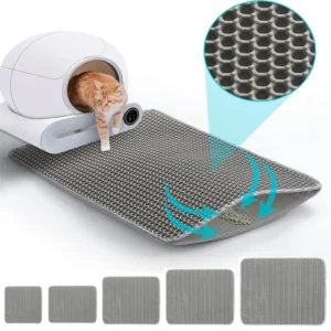 Cat Litter Mat Heavy Duty Waterproof 2 Layer Non Slip Washable Pet Floor Protector Litter Box Sand Stopper Pet Product