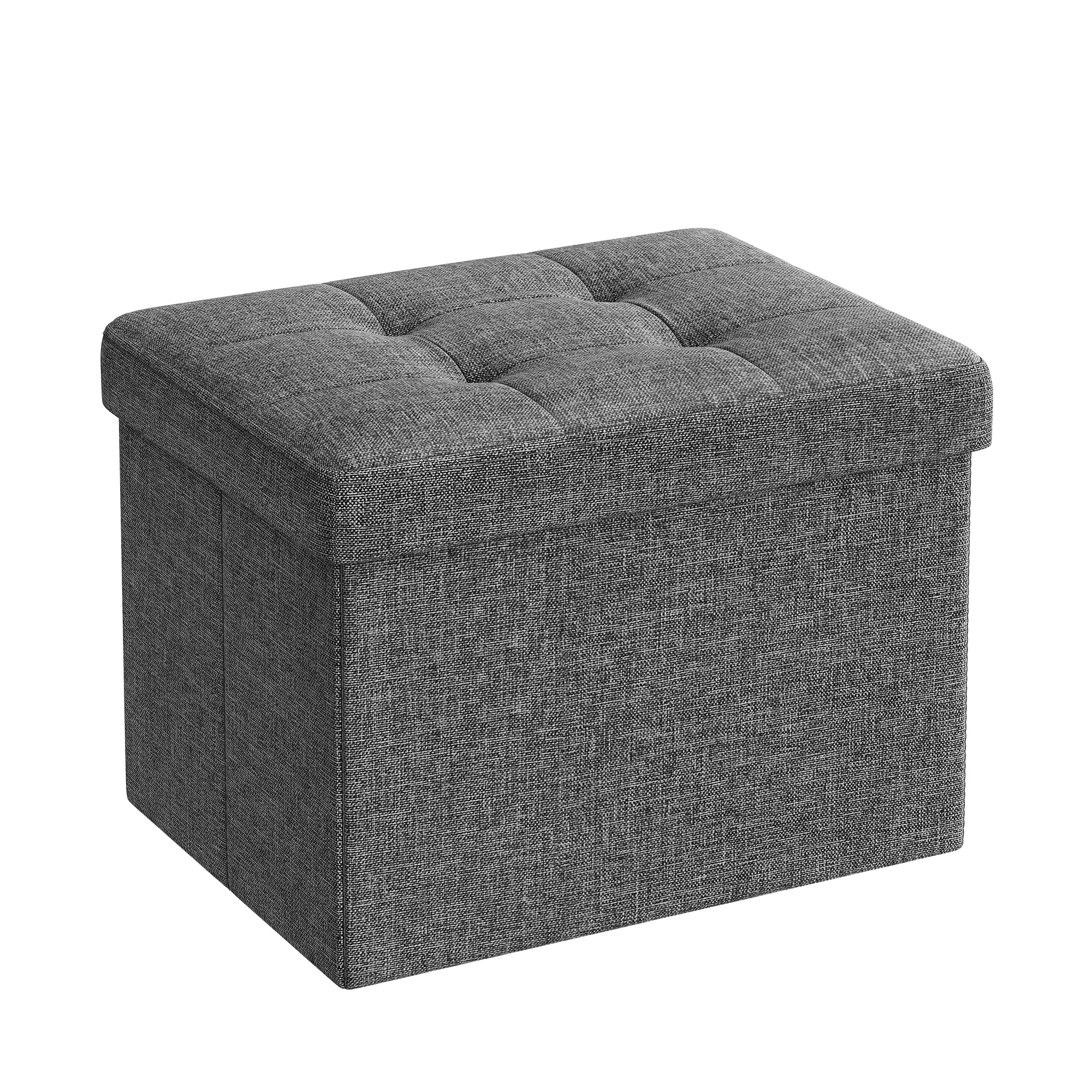 Songmics Seat Stool (1 St), With Storage Space Foldable Stool Seat Dice 30X30X30Cm Songmics Seat Stool (1 St), With Storage Space Foldable Stool Seat Dice 30X30X30Cm - Image 2