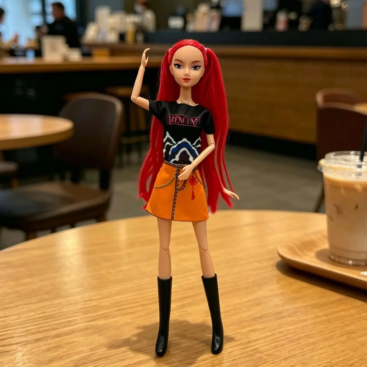 K-Pop Demon Hunters Rumi Anime-Figur Huntrx Mira Zoey Actionfigur Modell Mit Wechsel-Outfits Ornament Figuren Feiertagsgeschenke K-Pop Demon Hunters Rumi Anime-Figur Huntrx Mira Zoey Actionfigur Modell Mit Wechsel-Outfits Ornament Figuren Feiertagsgeschenke - Image 4