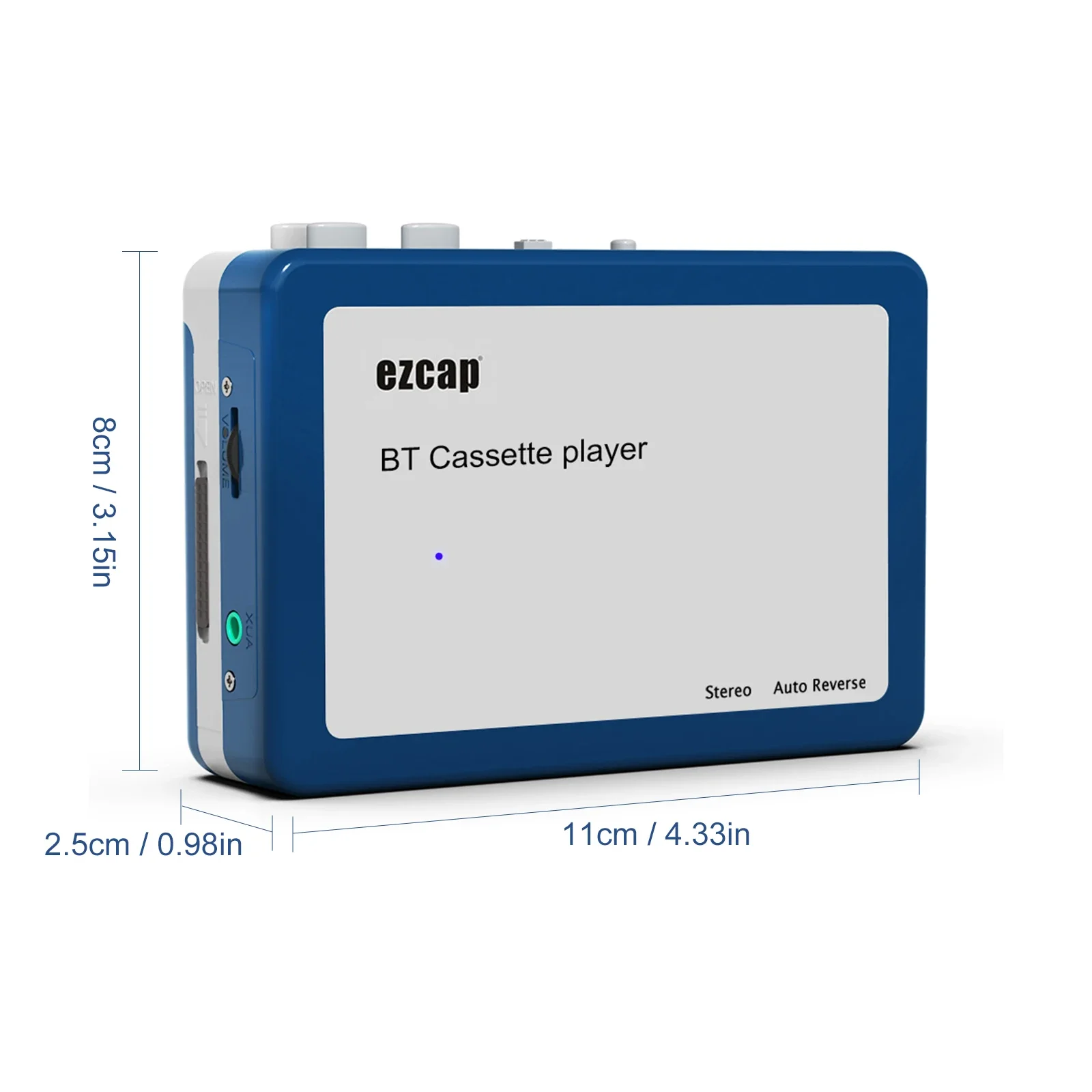 Tragbarer Bluetooth-Kassettenspieler – Kassettenspieler Mit Bluetooth-Ausgang Für Kopfhörer &Amp; Lautsprecher, Walkman Für Musik &Amp; Freizeit Tragbarer Bluetooth-Kassettenspieler – Kassettenspieler Mit Bluetooth-Ausgang Für Kopfhörer &Amp; Lautsprecher, Walkman Für Musik &Amp; Freizeit - Image 5