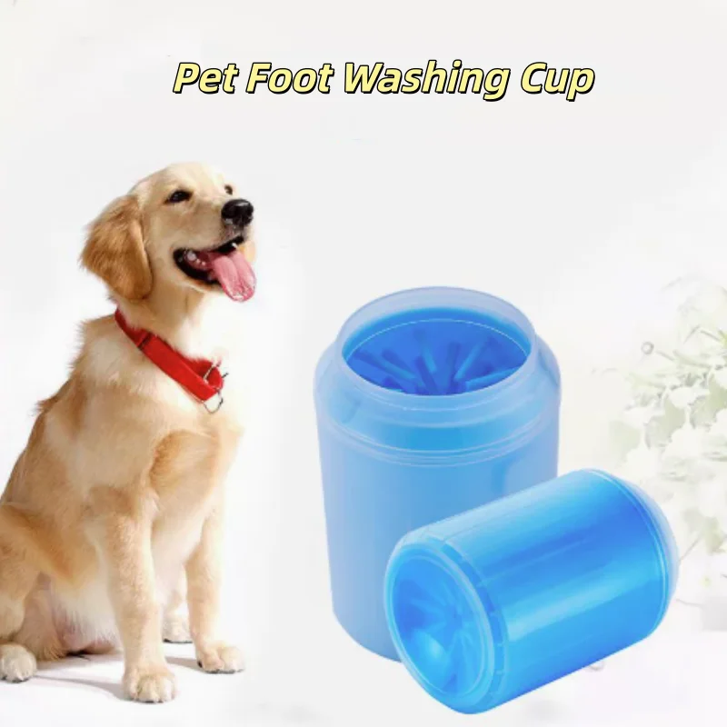 Portable Pet Paw Cleaner Soft Silicone Foot Washer With Cleaning Brush Dog Towel Bucket - Efficient Pet Cleaning Supplies Portable Pet Paw Cleaner Soft Silicone Foot Washer With Cleaning Brush Dog Towel Bucket - Efficient Pet Cleaning Supplies - Image 5
