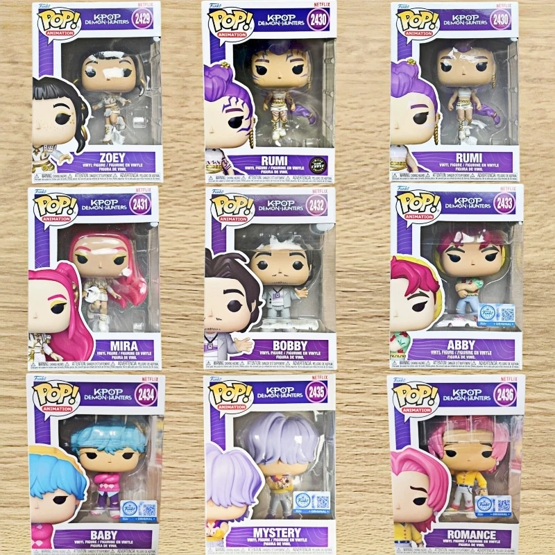 Funko Pop! Huntr/X K-Pop Demon Hunters Rumi Chase Zoey Mira Abby Bobby Romantik-Mystery Vinyl-Figur Anime Sammlerstück Modell Geschenk Funko Pop! Huntr/X K-Pop Demon Hunters Rumi Chase Zoey Mira Abby Bobby Romantik-Mystery Vinyl-Figur Anime Sammlerstück Modell Geschenk