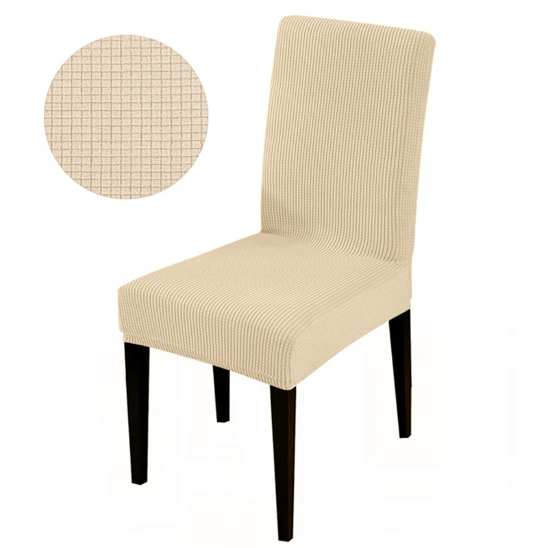 Durable Elastic Fabric Cover For Dining Chairs,Jacquard Chair Cover,Chairs Covers Stretch For Kitchens Home Living Room Decor Durable Elastic Fabric Cover For Dining Chairs,Jacquard Chair Cover,Chairs Covers Stretch For Kitchens Home Living Room Decor - Image 19
