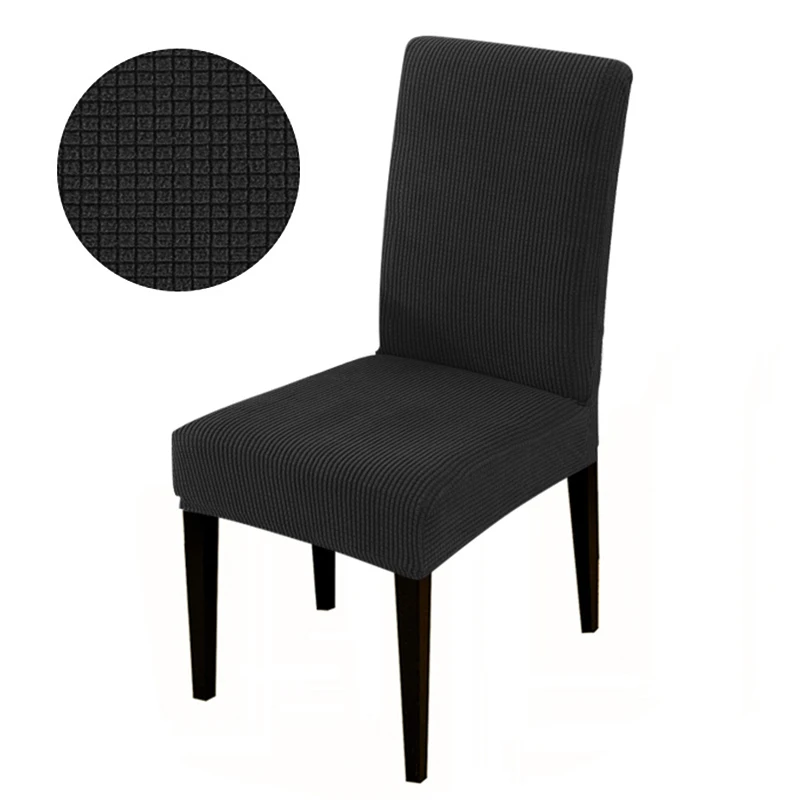 Durable Elastic Fabric Cover For Dining Chairs,Jacquard Chair Cover,Chairs Covers Stretch For Kitchens Home Living Room Decor Durable Elastic Fabric Cover For Dining Chairs,Jacquard Chair Cover,Chairs Covers Stretch For Kitchens Home Living Room Decor - Image 8