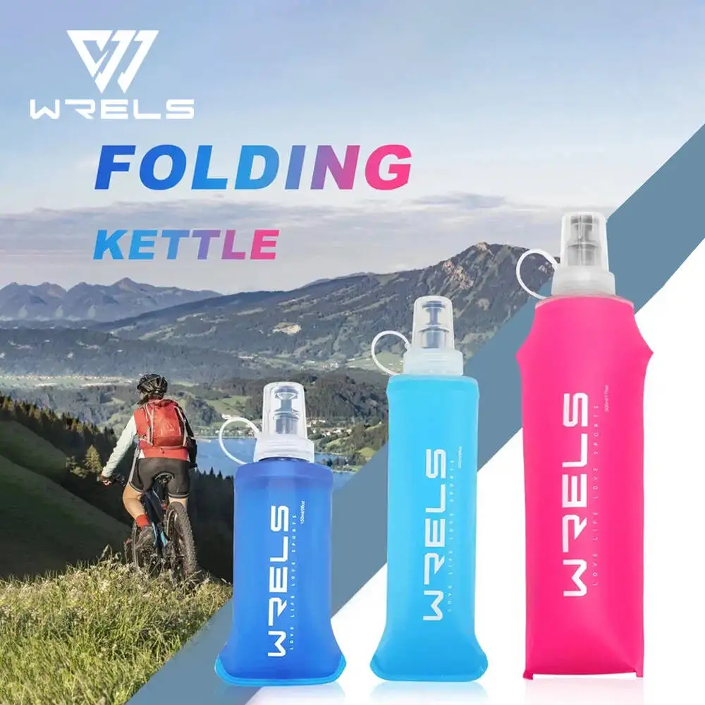 1Pc150Ml/250Ml/500Ml Outdoor Faltbare Silikon Biss Größe Wasser Flasche Laufen Camping Wandern Reise Bequeme Wasser Flasche 1Pc150Ml/250Ml/500Ml Outdoor Faltbare Silikon Biss Größe Wasser Flasche Laufen Camping Wandern Reise Bequeme Wasser Flasche
