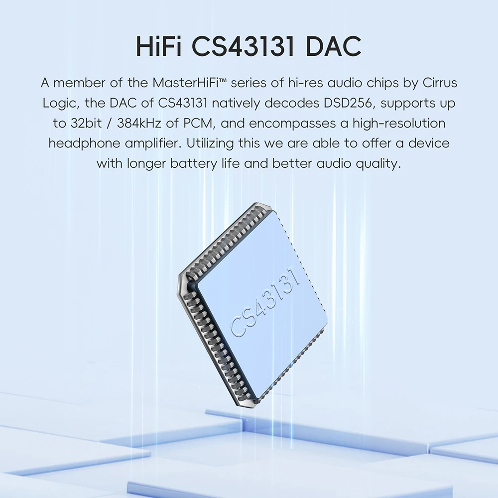 Hiby R1 Hifi Musikplayer Mp3 Mit Bluetooth 5.1, Wlan, Usb Dac Und Dsd256 Hiby R1 Hifi Musikplayer Mp3 Mit Bluetooth 5.1, Wlan, Usb Dac Und Dsd256 - Image 2